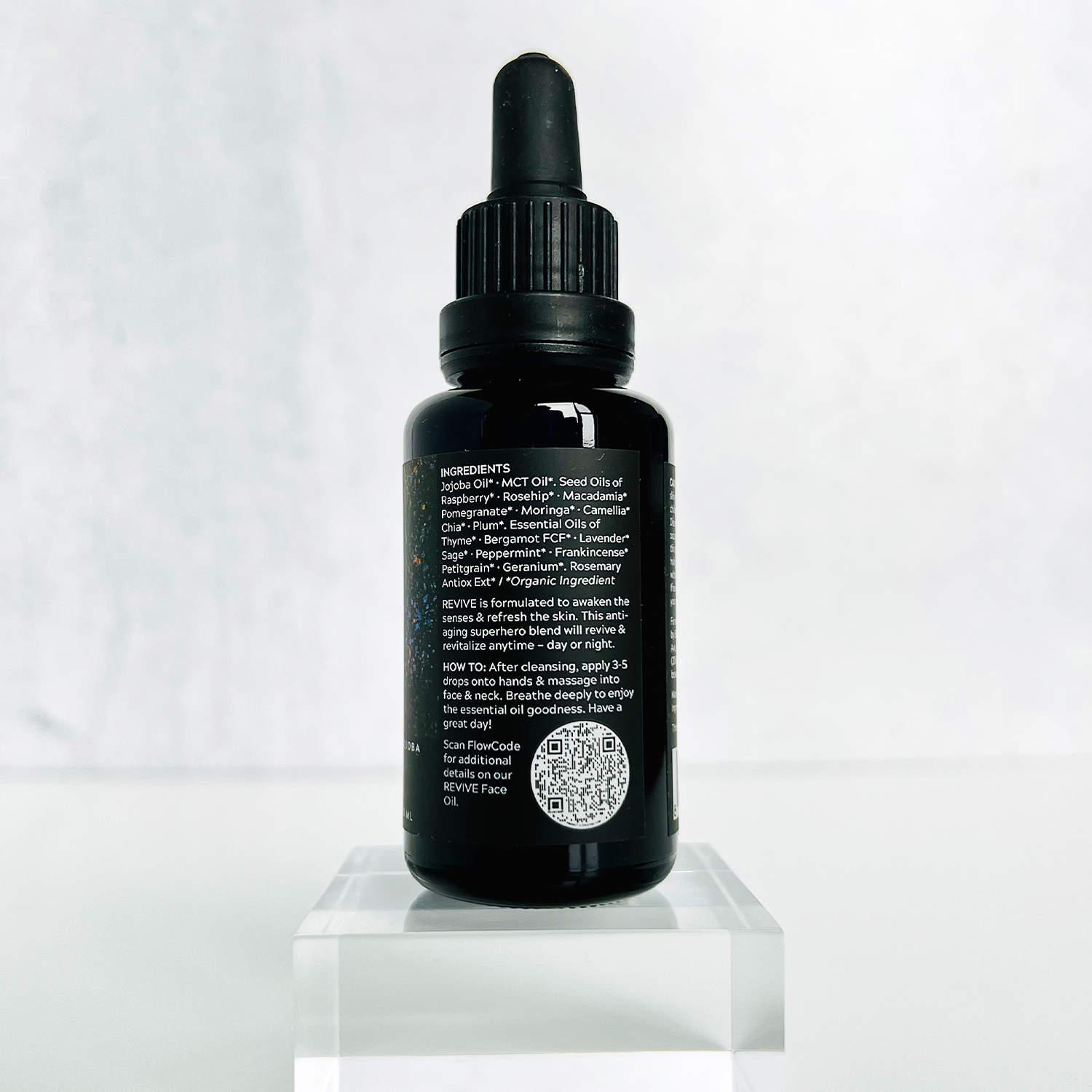 REVIVE Organic Face Oil  Flowcode facing