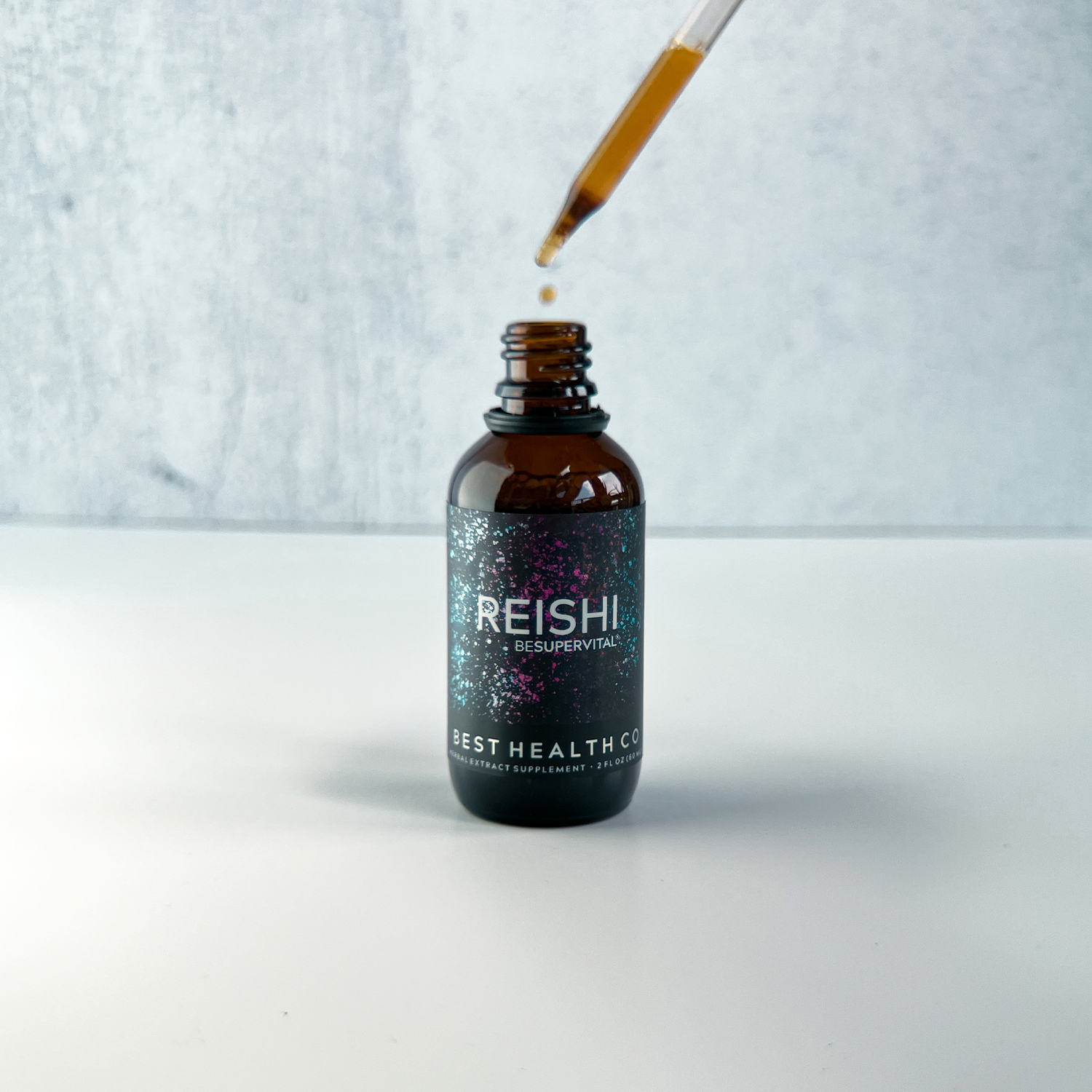REISHI mushroom extract with dropper from Best Health Co.